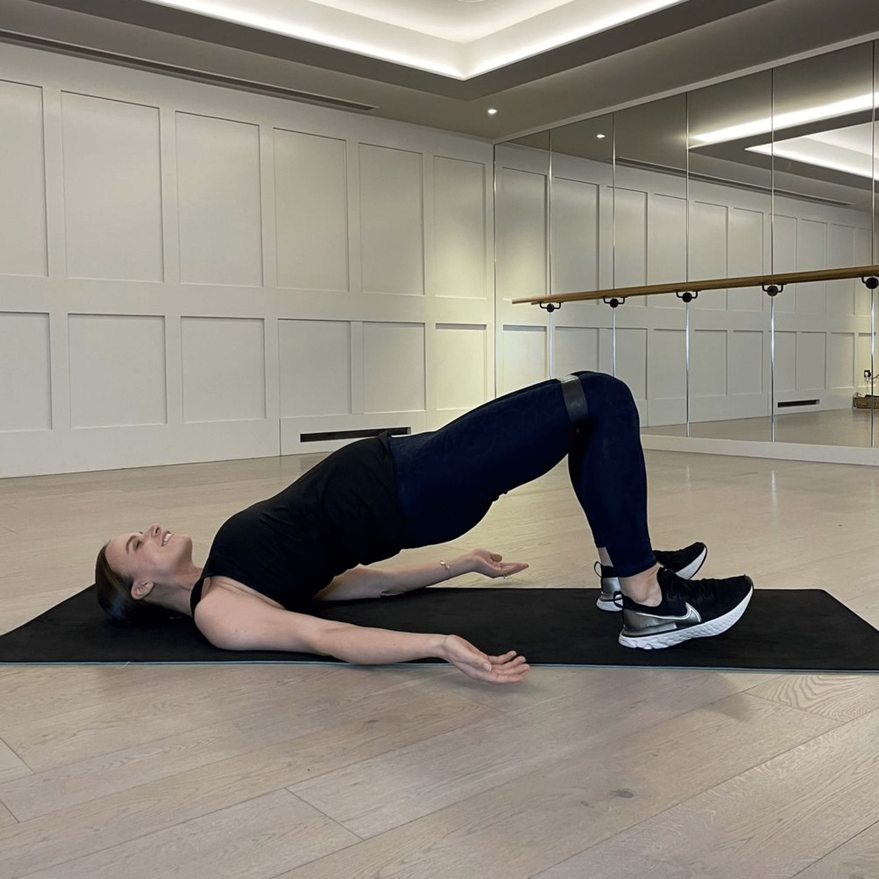 Hip Extension with Exercise Band