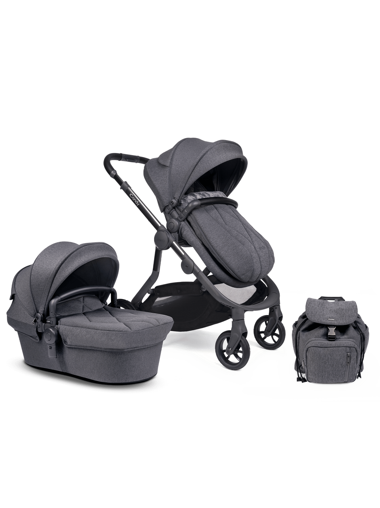 Orange 3 Pushchair and Carrycot - Complete Bundle
