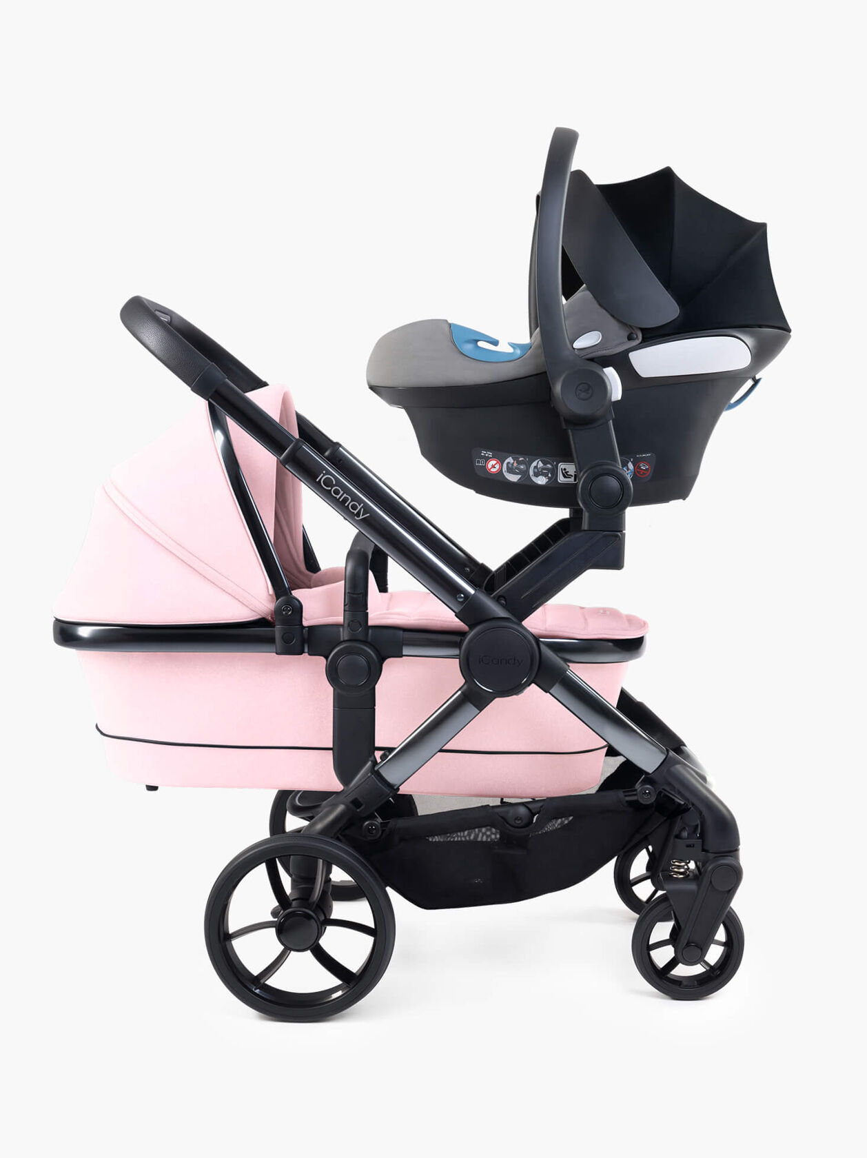 Peach 7 Pushchair and Carrycot - Twin