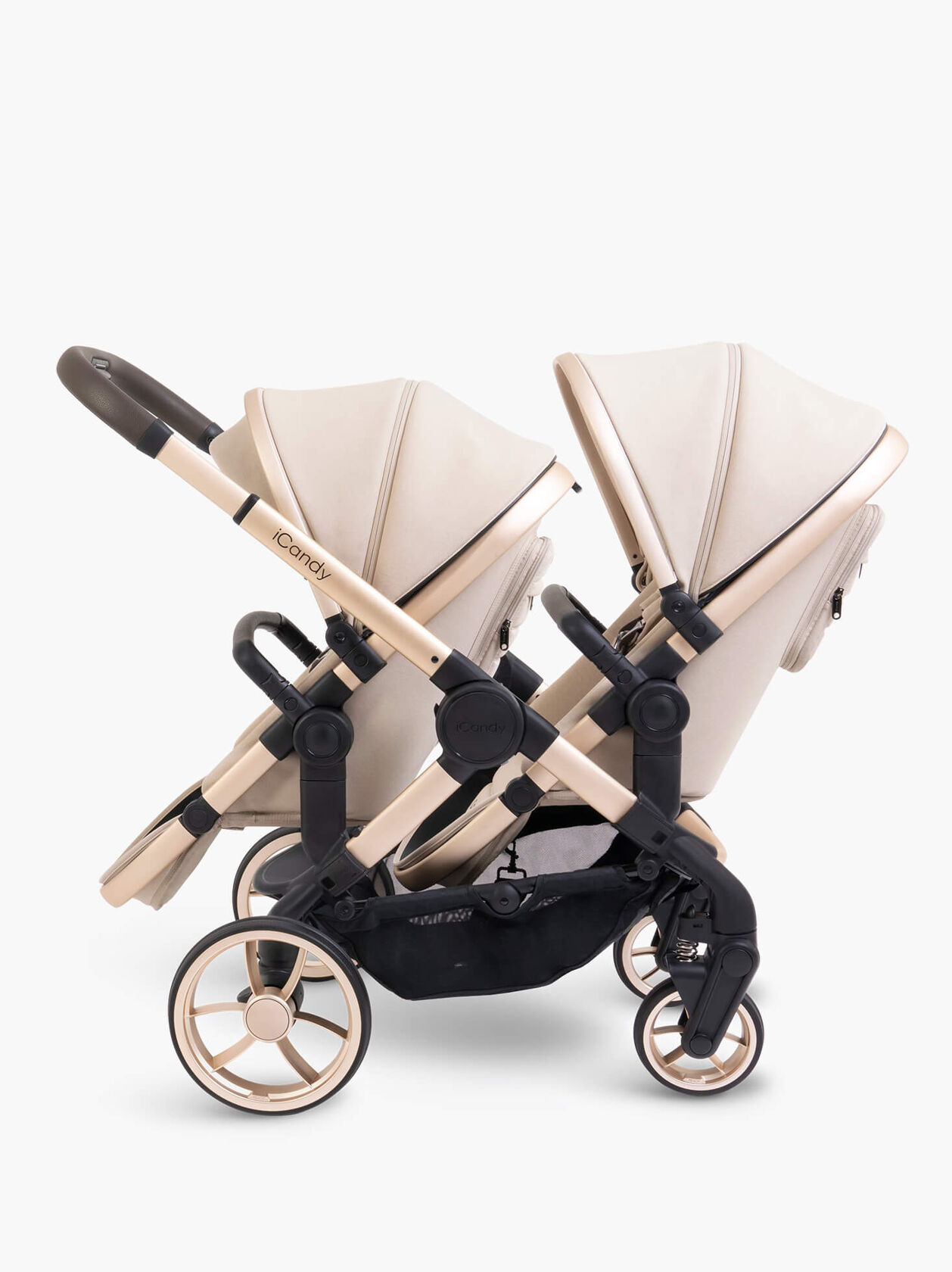 Peach 7 Pushchair and Carrycot - Double
