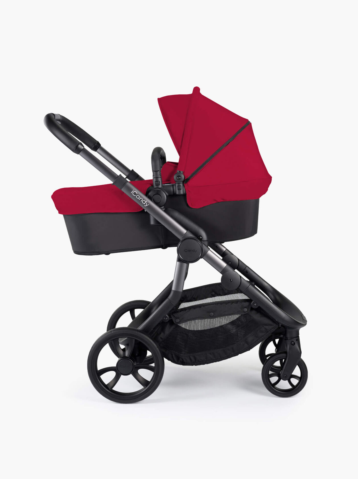 Orange Pushchair and Carrycot Magma