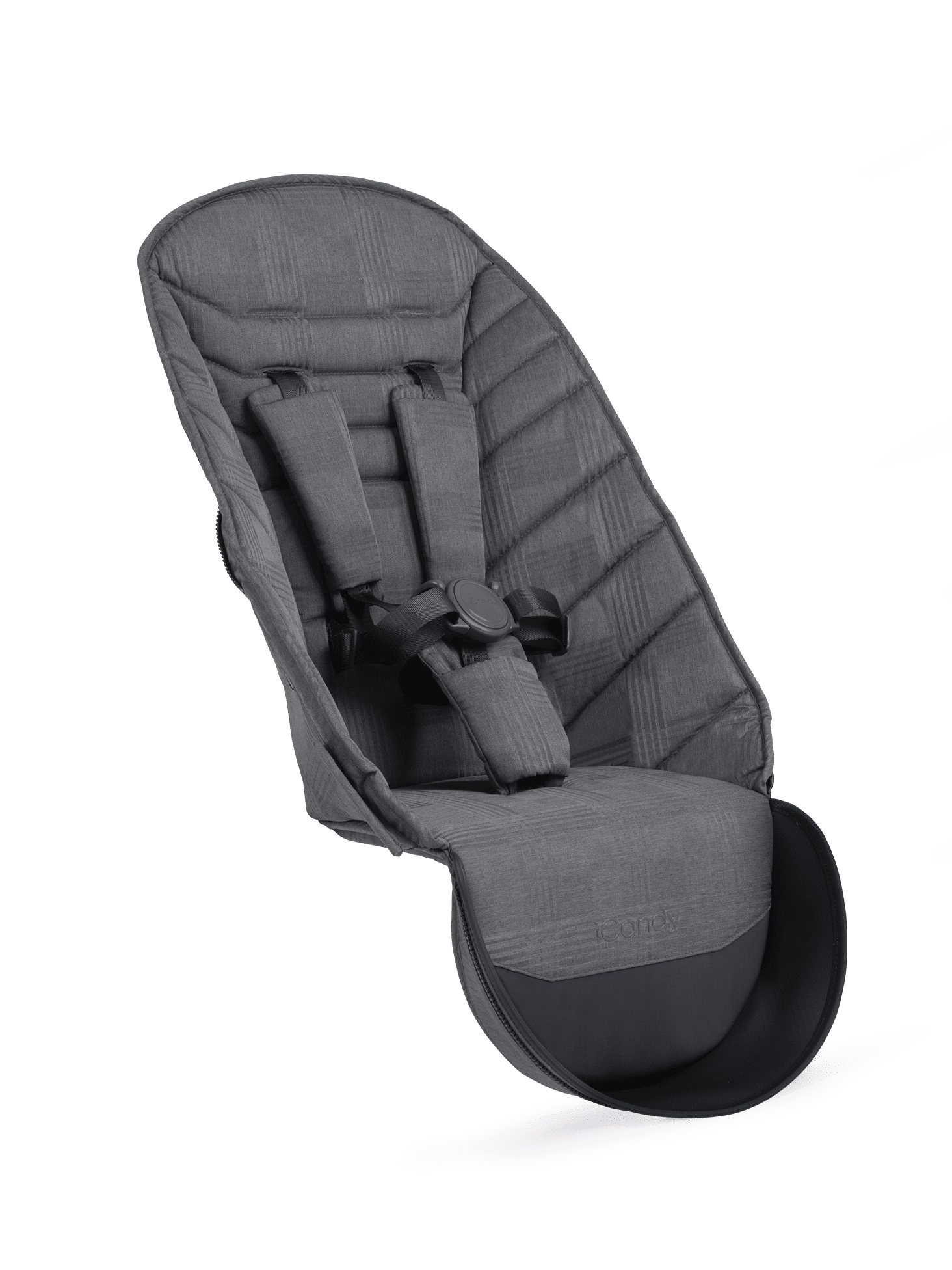 iCandy Peach Phantom 2nd Seat Unit Fabric Dove Grey 