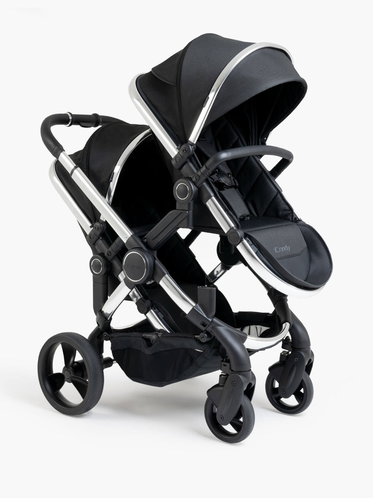 Peach Pushchair and Carrycot - Double
