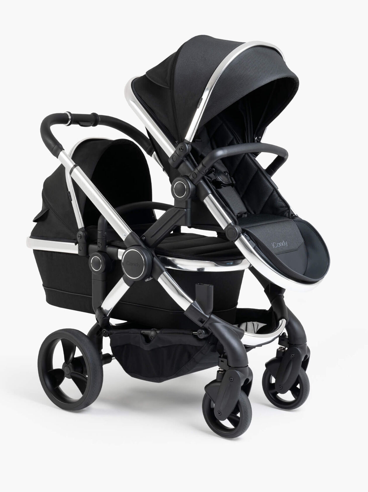 Peach Pushchair and Carrycot - Twin