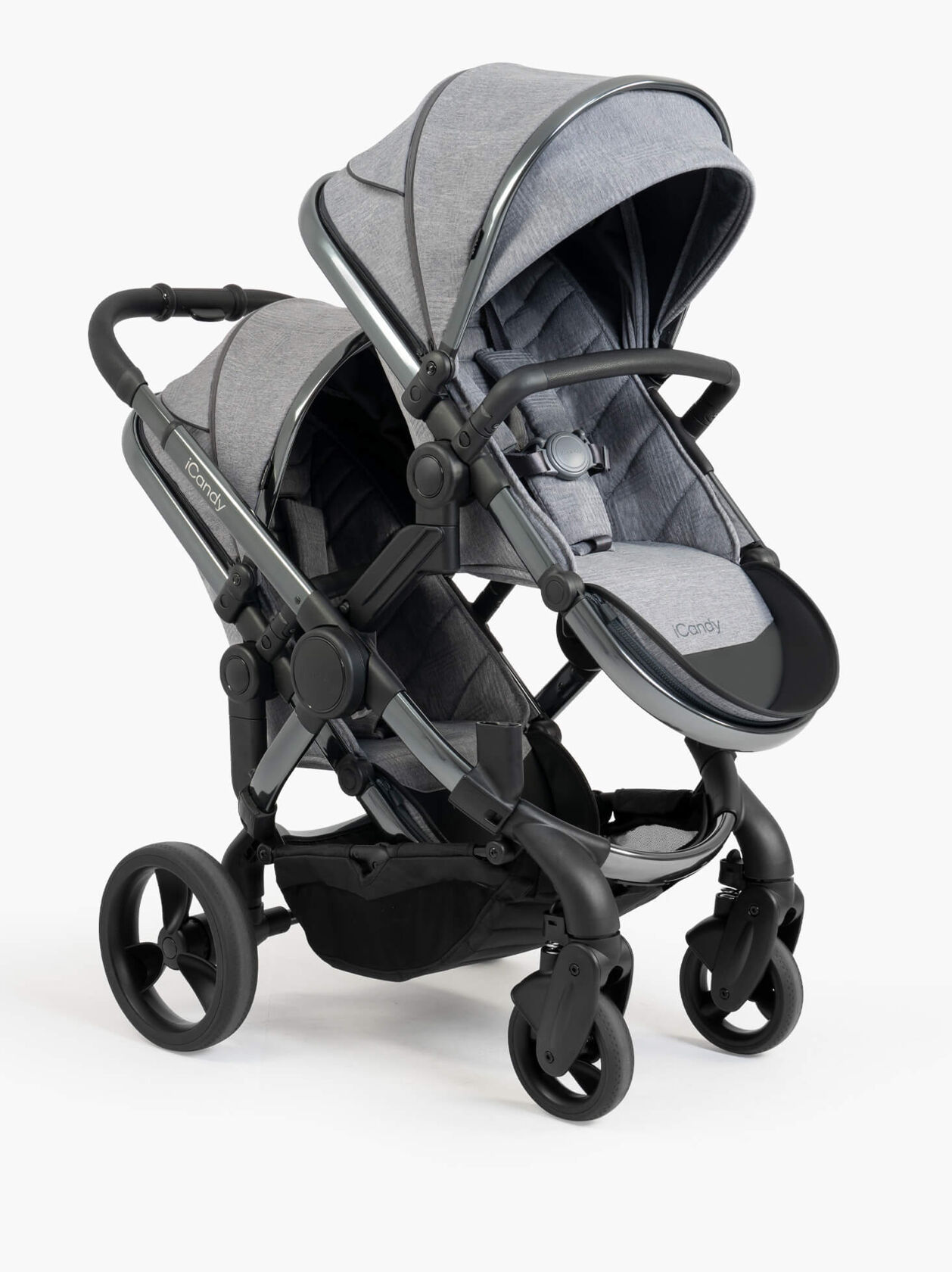 Peach Pushchair and Carrycot - Twin