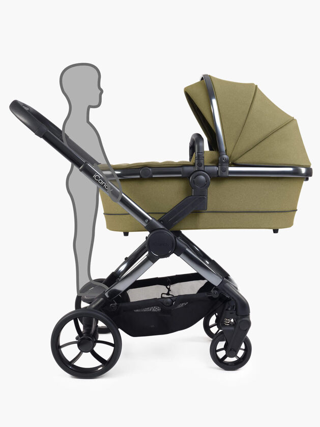 Peach 7 Pushchair & Carrycot Bundle in Olive Green – iCandy